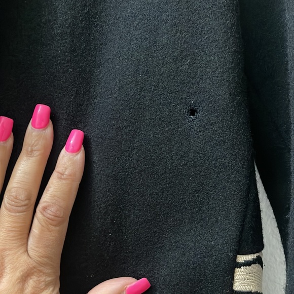 Allure colorblock leopard, zebra patchwork, zig zag design wool blazer - Picture 8 of 8